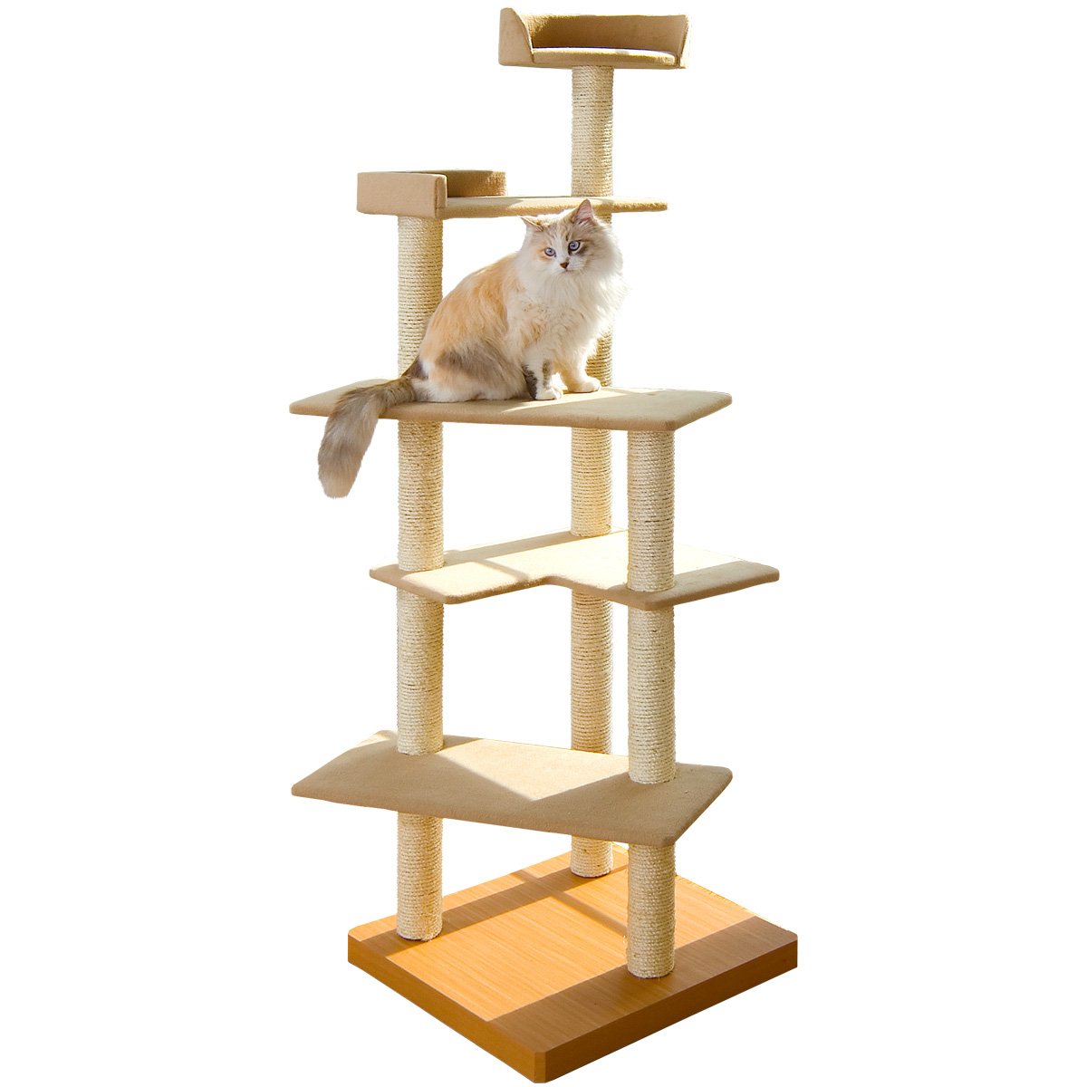 Amazon | ペッツデポ オリジナルねこタワーキャットコミューン