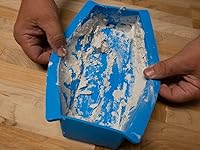 Vista 6 de Sartén flexible Ez Clean de 10.5 pulgadas para paneles de yeso, silicona suave, agarre apretable, se estira, antiadherente, a prueba de óxido