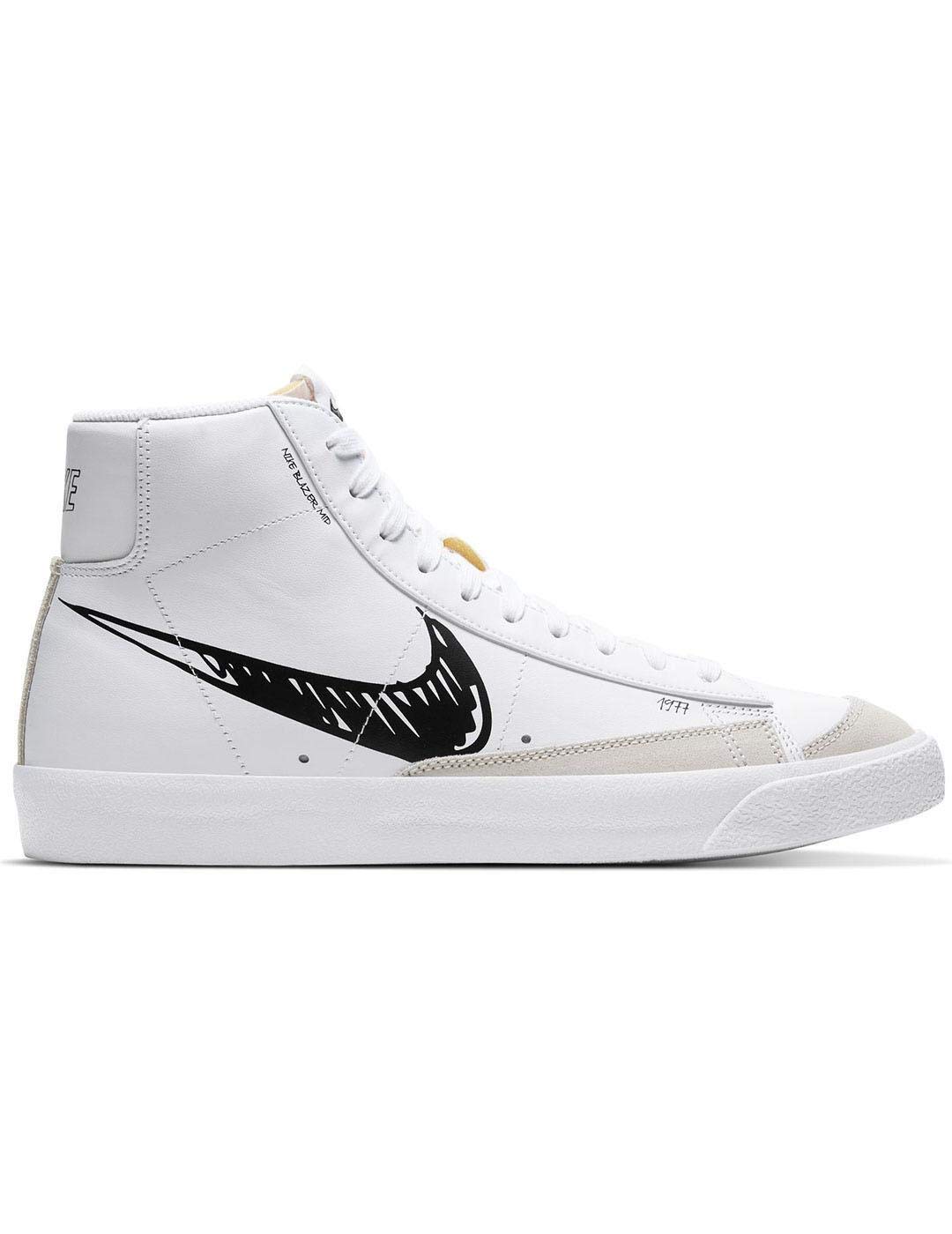 Nike Marynarka Mid Vntg '93, męskie buty do koszykówki, białe (białe/czarne platyny), 42,5 EU, Biały, czarny, platynowy odcień, 42.5 EU