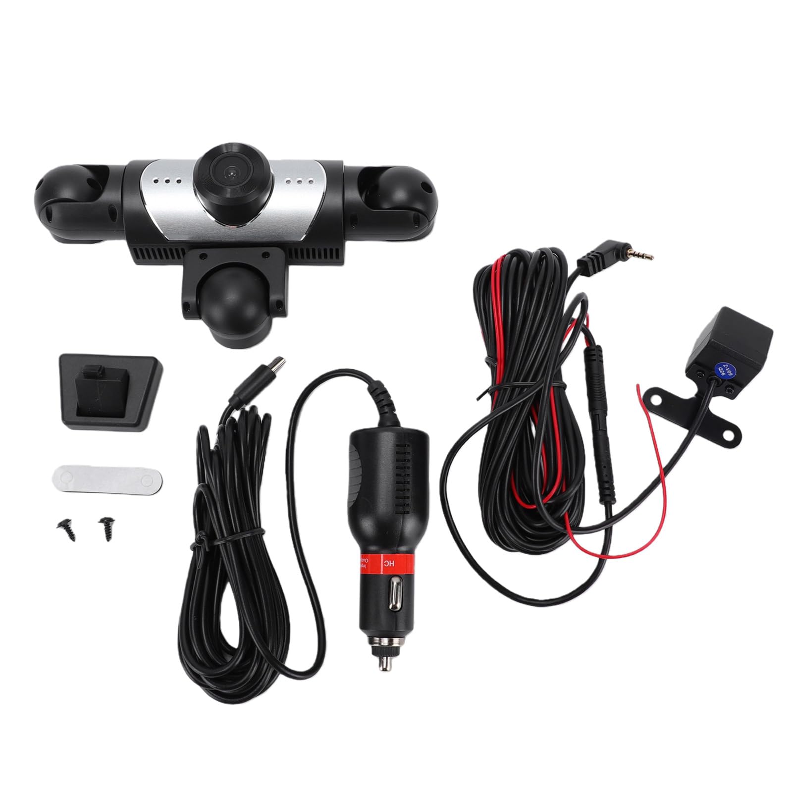 VBESTLIFE Kamera Samochodowa z 5 Obiektywami, 1080p, Szeroki Kąt 140°, | Kamera Jazdy, Kamera na Desce Rozdzielczej, Ekran Wyświetlacza o Przekątnej 3,16 Cala, do Samochodu Ciężarowego