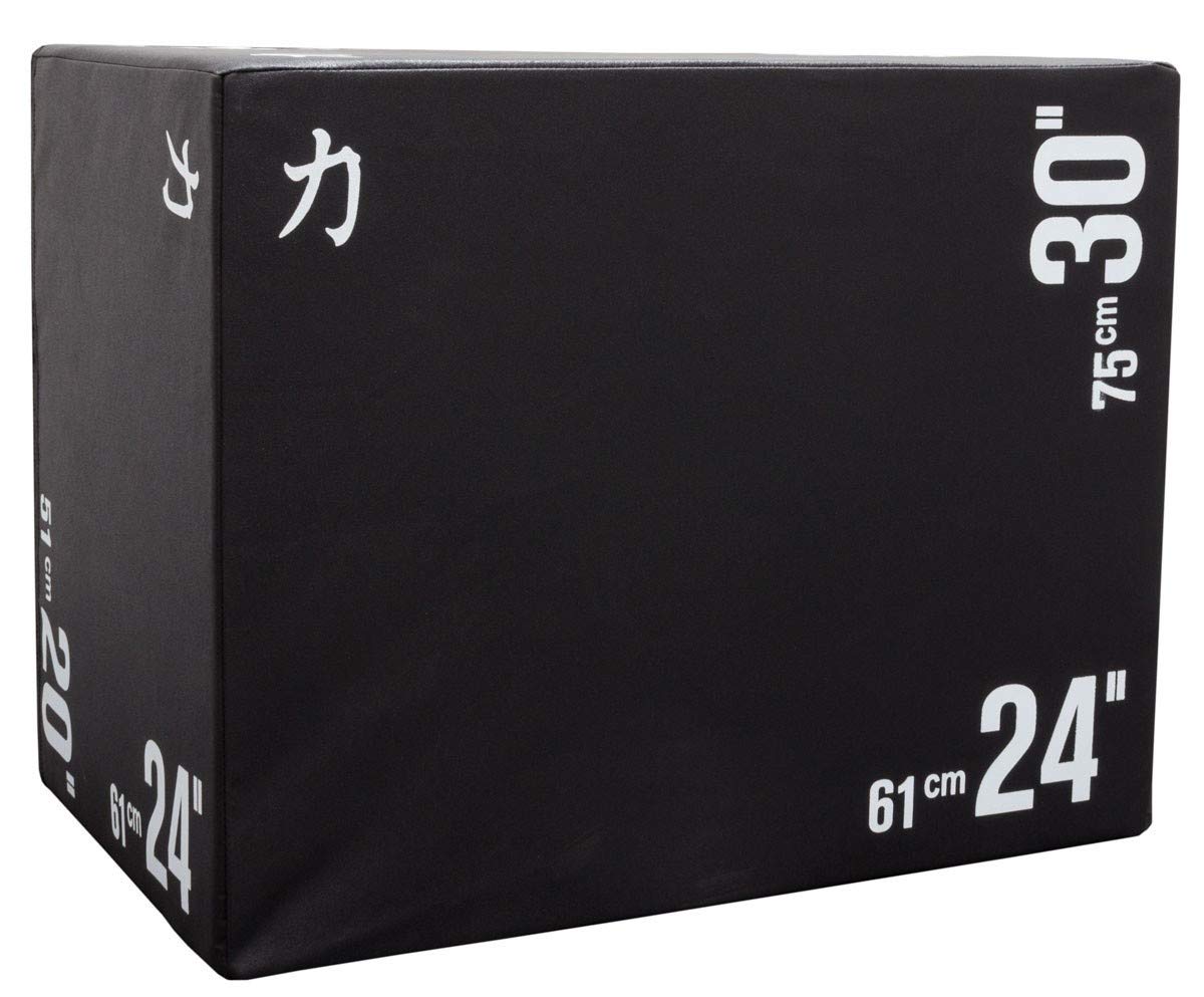 Strength Shop 3 in 1 Soft Plyo Box 75 x 61 x 51 cm - Plyometric Jump Sprungbox 20" x 24" x 30"