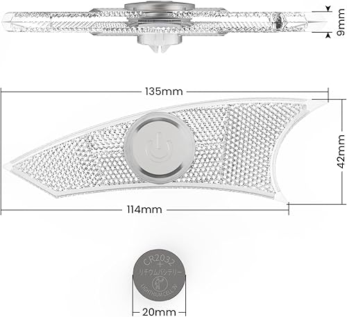 Miniatura 7 de Paquete de 4 luces LED para rueda de bicicleta, luces ultra brillantes para radios de bicicleta, IPX5 impermeable, luz de bicicleta de color con