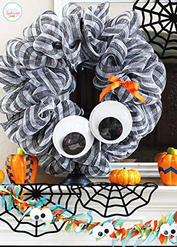 Decora 500 Pieces 25Mm Plastic Wiggle Eyes Self-Adhesive Googly Eyes For Scrapbooking Diy Crafts Doll Masking Supply #TOP1