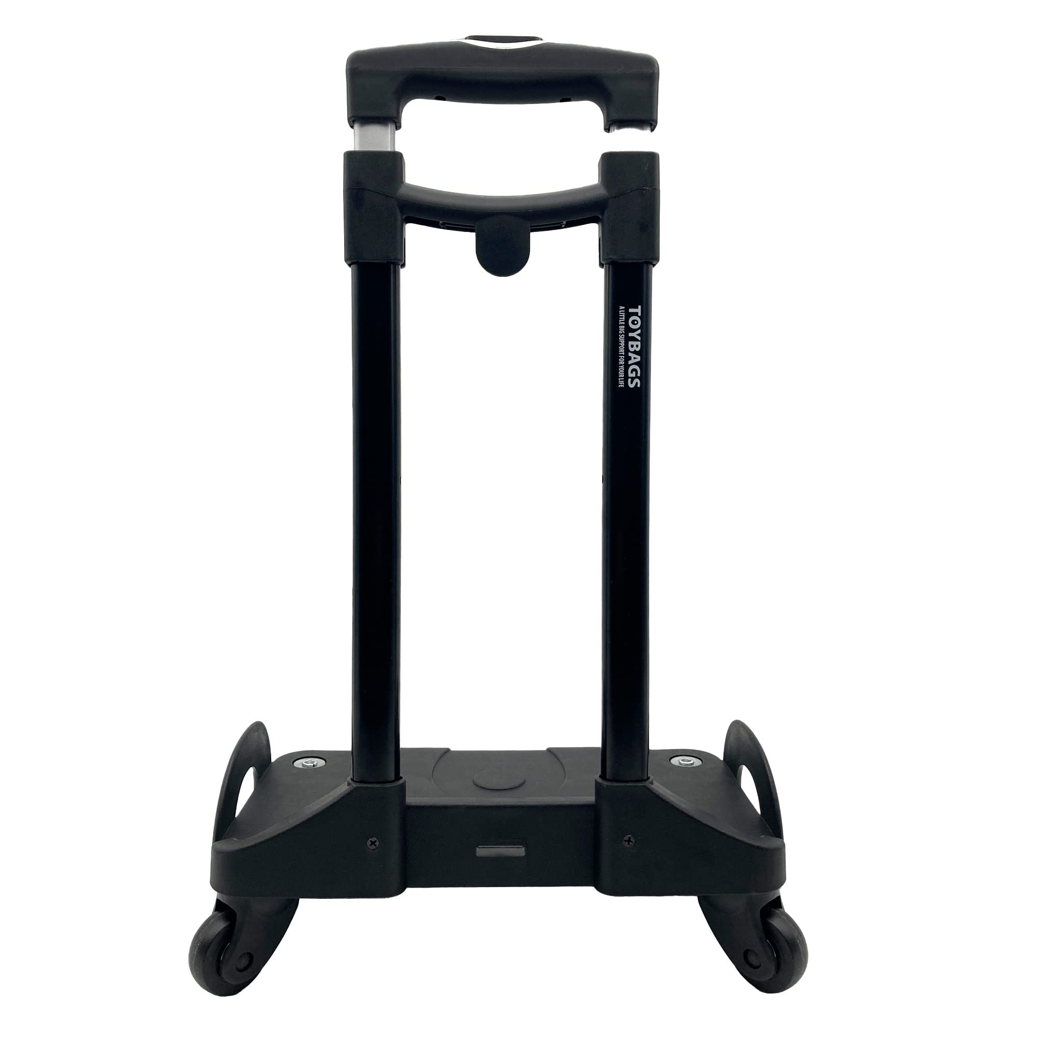 Chariot Toybags Trolley 360 º multidirectionnel - roulettes pivotantes 360 º - comprend butée avant anti-basculement - parties latérales renforcées - s'adapte parfaitement à tout sac à dos - Toybags