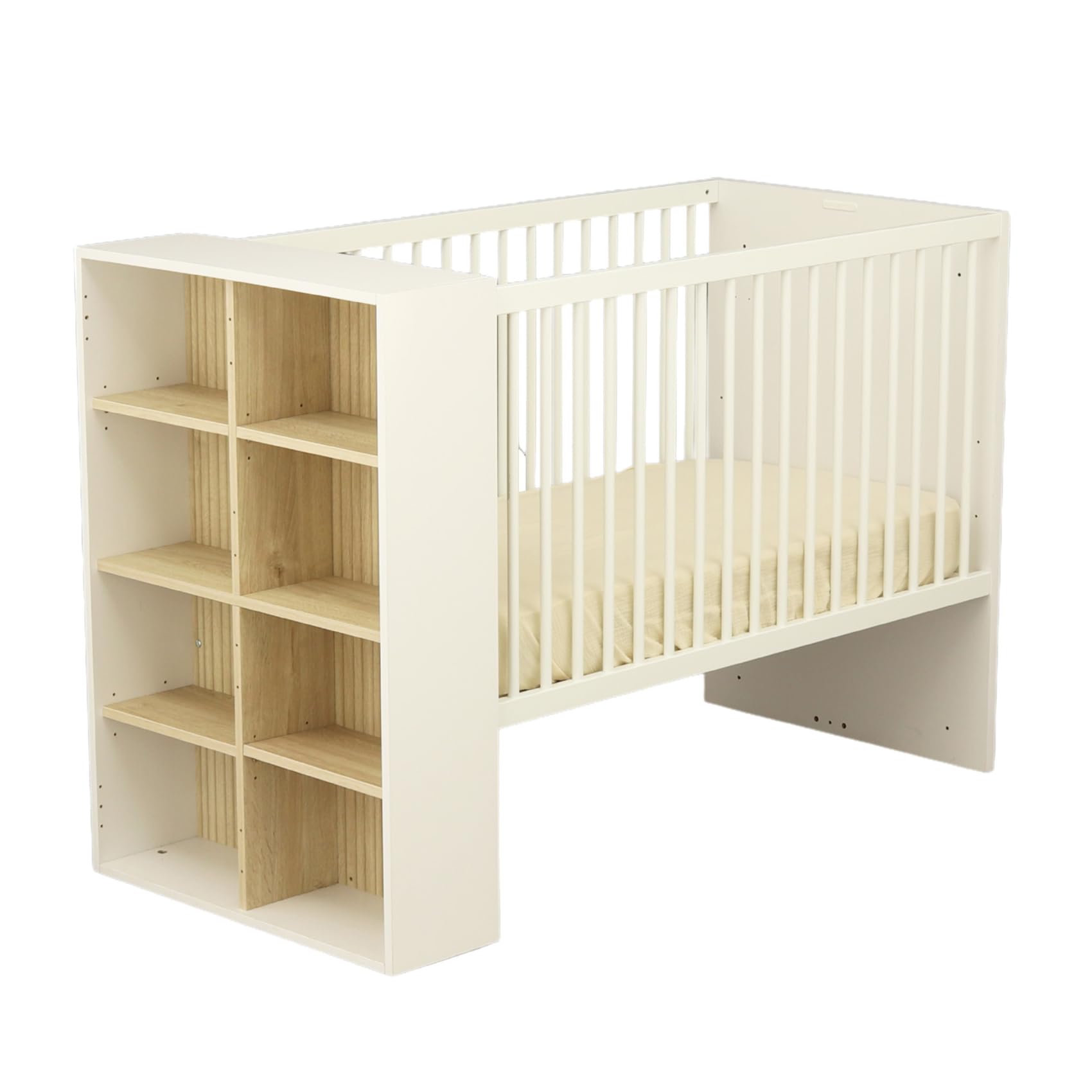 Sauthon Lit bébé 120x60 Transformable en lit 90x190