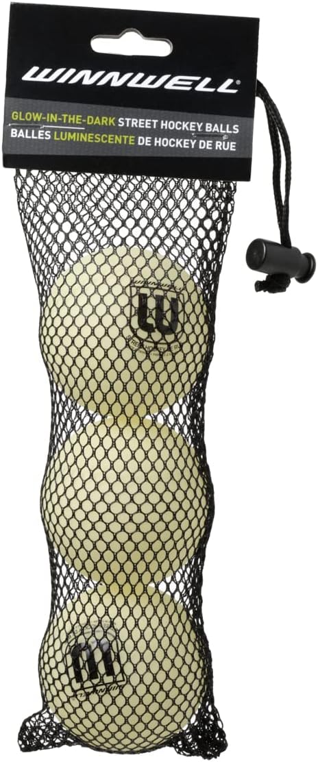 Winnwell Street Hockey Ball 65mm 50g Glow-in-The-Dark : Sports & Outdoors