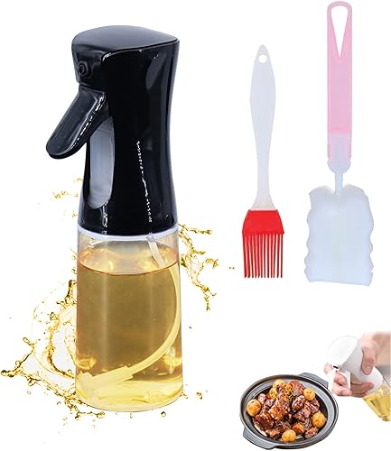 Aparatos de cocina Pulverizador de aceite para cocinar 68fl oz de grado alimenticio PET pulverizador de aceite de oliva vinagre rociador botellas