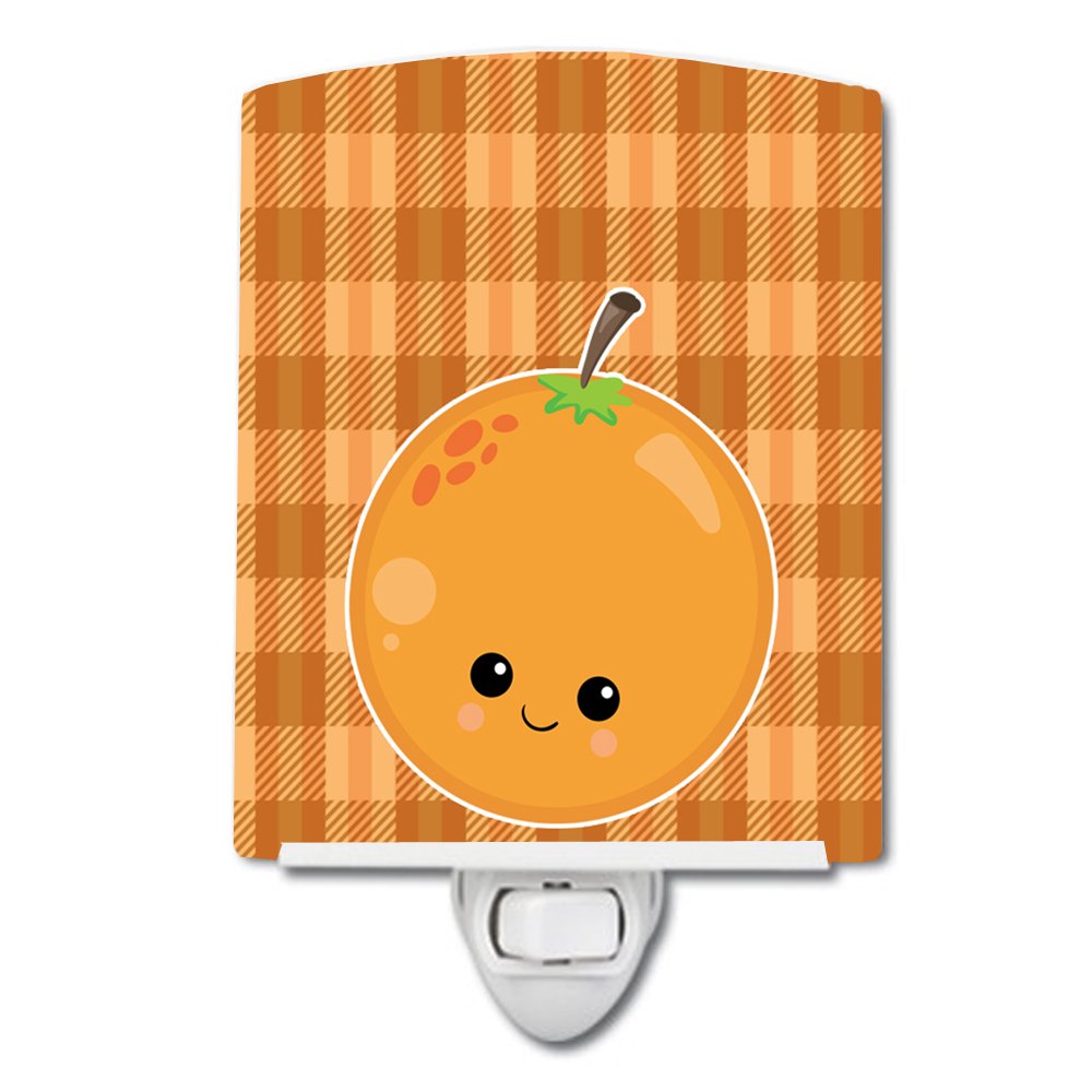 Carolines Treasures BB6991CNL Orange Face Ceramic Night Light Compact,