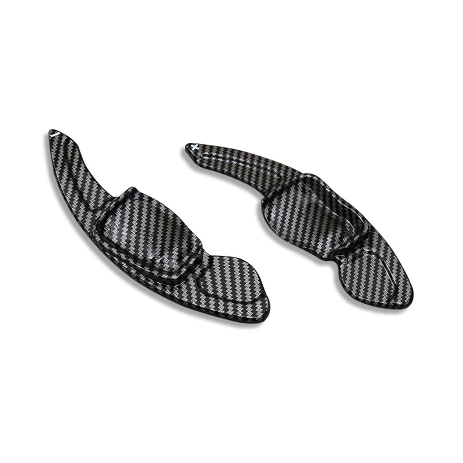 Xxiucj Car Paddle Shifter Extensions for VW for Golf for MK6 for GTI for Jetta for MK5 for Passat for B6 for B7 for CC for Polo Car Wheel Paddle Shift(Carbon Black)