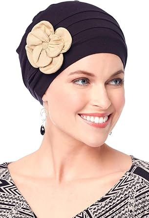 Cardani Hand Made Flower Pin - Hat Accessory in Bamboo