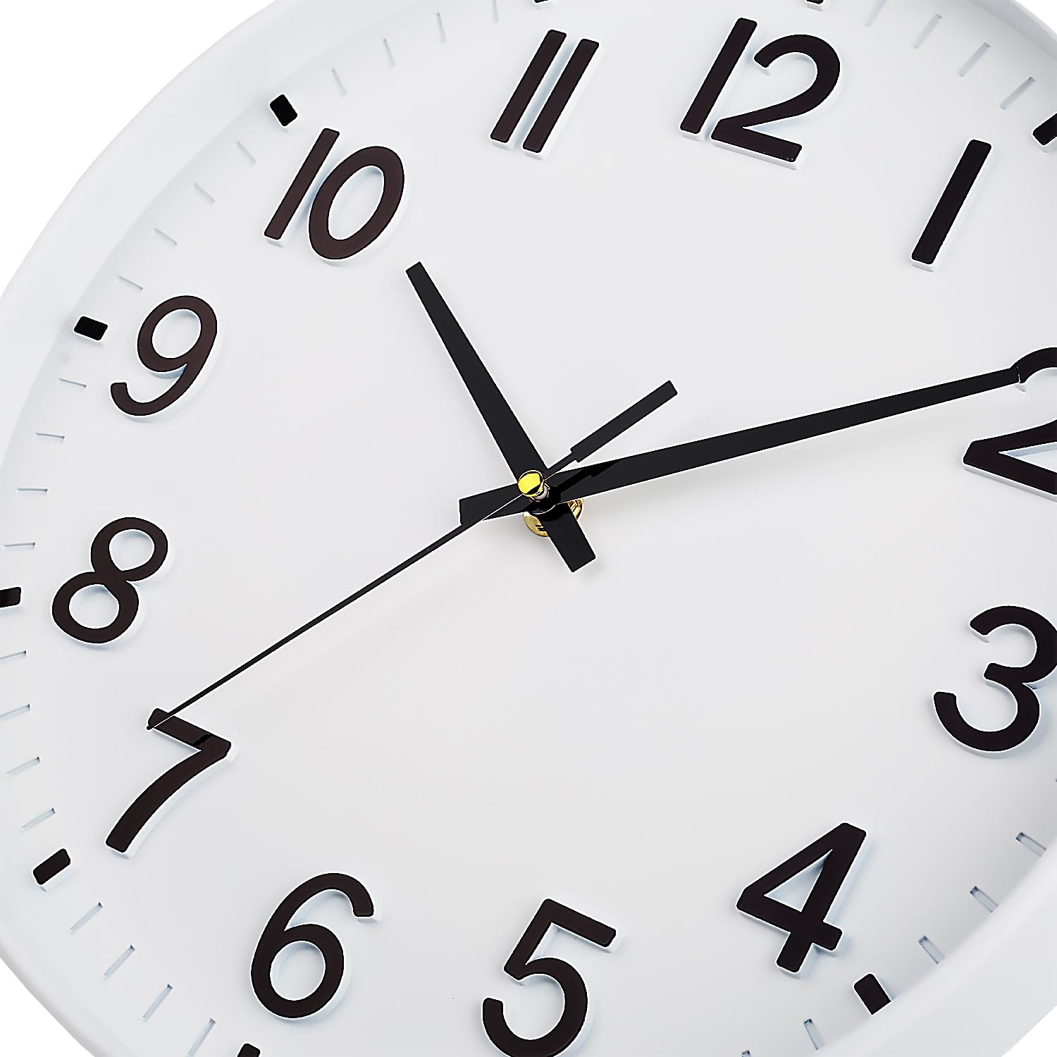 Amazon.com: HZDHCLH White Wall Clocks Battery Operated 12 inch