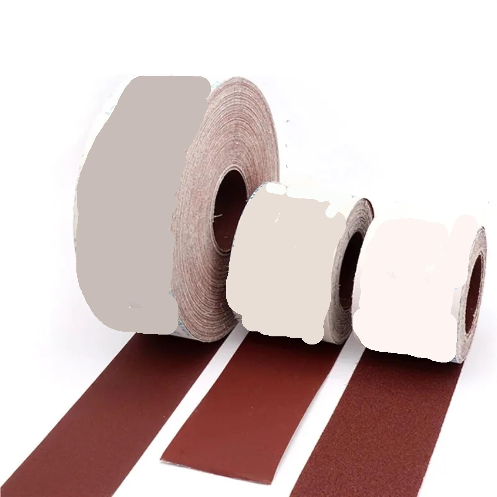 Nastri abrasivi for levigatrice a nastro 5 pezzi 1 M Rotolo di tela smeriglio a grana 80-800 for lucidatura della lavorazione del legno dei metalli(100 Grit)