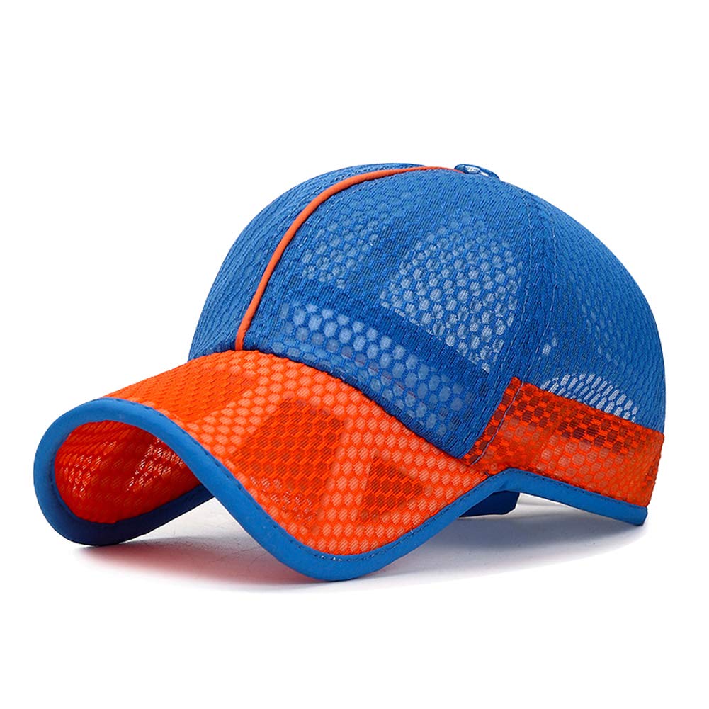Kinder Baseball Cap Mesh Sommerhut Atmungsaktiv Baseball Kappe Schüler Snapback Cap Jungen Verstellbar Baseballmütze Netz Kinderhut Schnell-trocknend Schirmmütze Sport Hut Baby Sonnenhut Outdoor