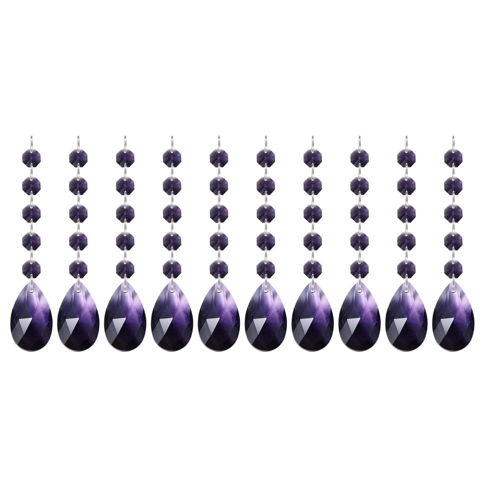 PATIKIL Teardrop Crystal Chandelier Pendants Beads