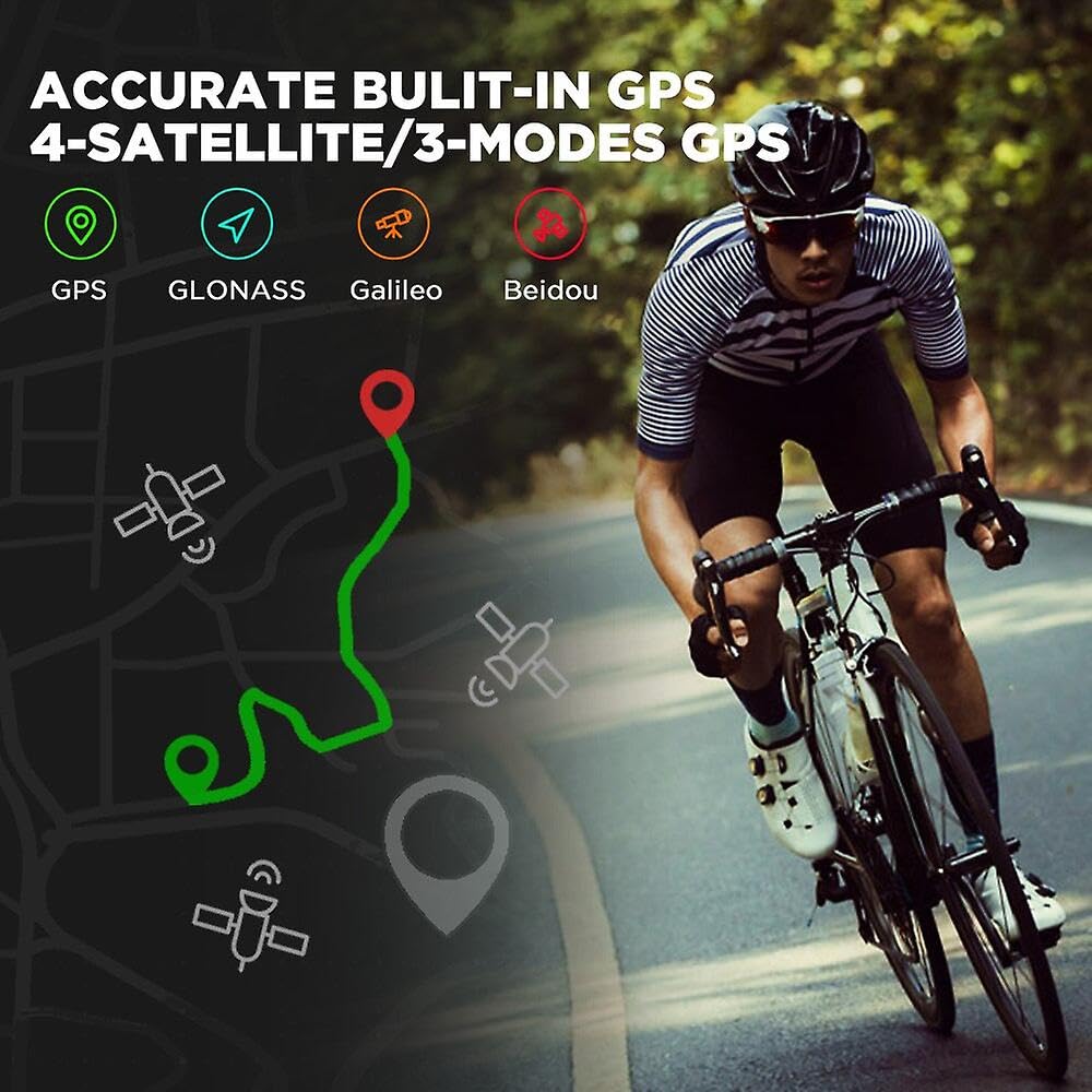 Zeblaze Stratos 2 Montre intelligente GPS Affichage Amoled Moniteur de santé 24 h 5 ATM Longue durée de vie de la batterie Smartwatch pour homme