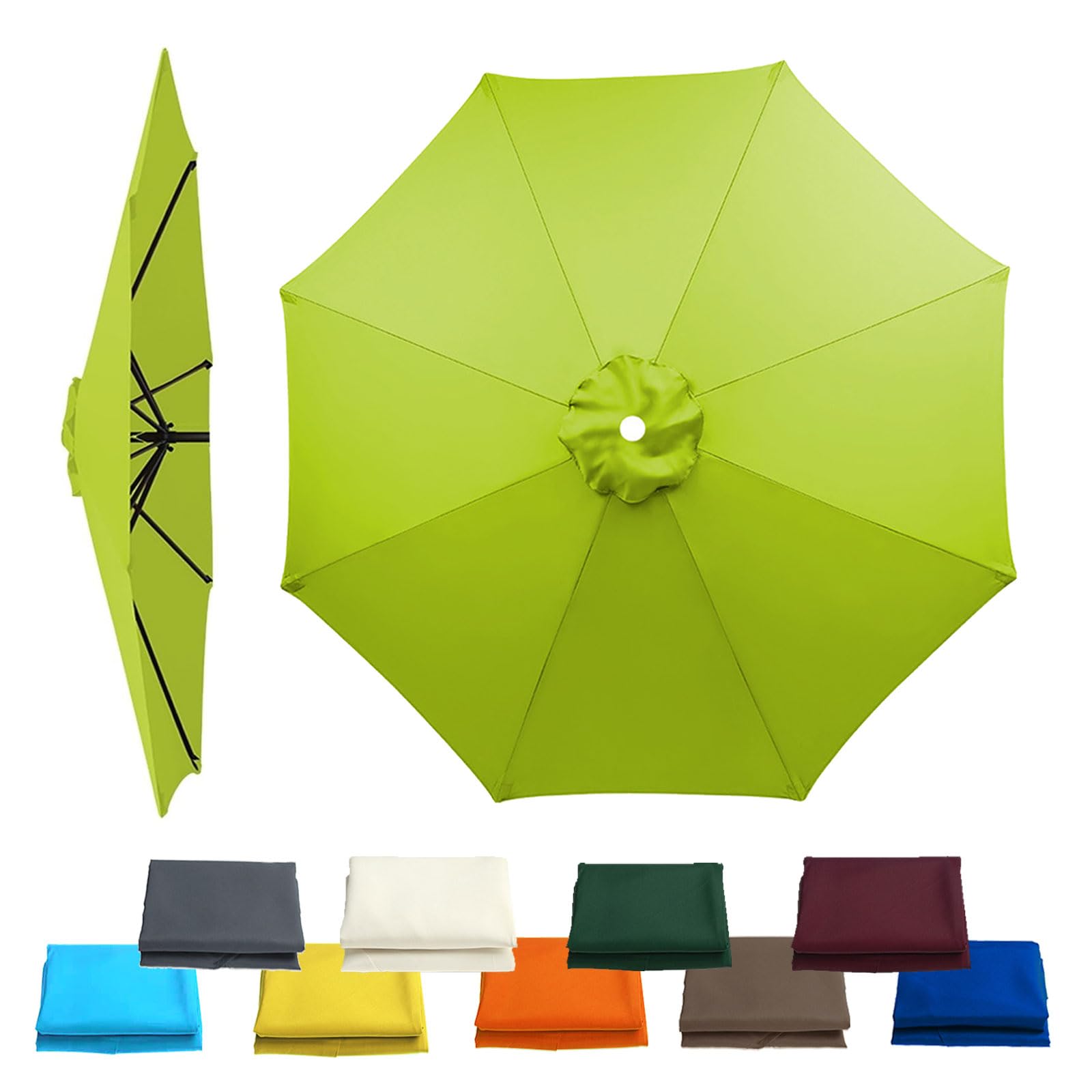 replacement cantilever parasol canopy 3.5m parasol replacement canopy 8 arm — image 1