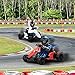 TOBBI 24V Go Kart Electric Drift Kart for Kids 4-16 Year, Ride on Car, 8 MPH Battery Powered Crazy Cart for Kids, Electric Ride On Car with Protective Suit, Safety Belt, Music, Horn, LED Light, USB