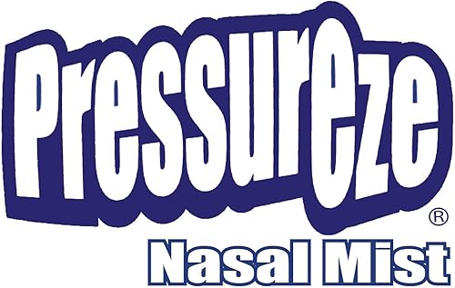 Miniatura 8 de Pressureze All Natural - Spray nasal estéril sin conservantes espray nasal de alivio rápido para alergias sinusales congestión de orejas bloqueadas