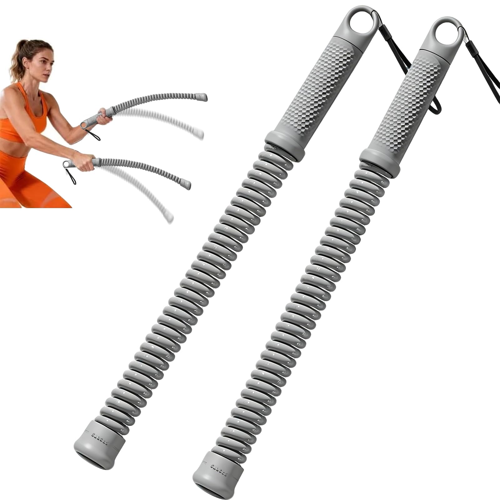 Corde de Combat sans Fil, Corde Musculation Réglable avec Poignée Antidérapante pour HIIT, Entraînement Complet du Corps, Home Gym