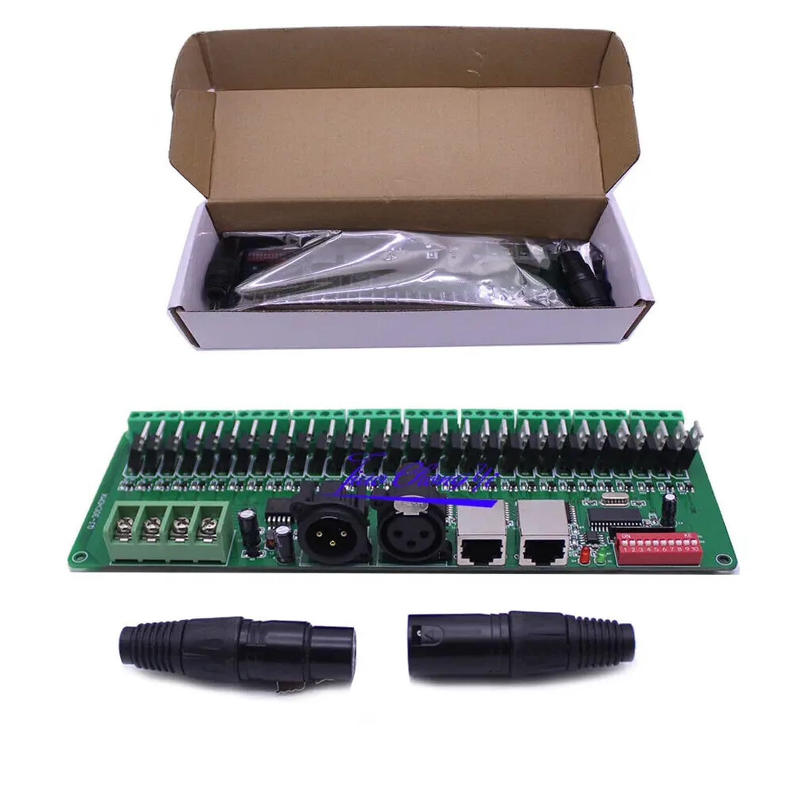 DMX512 RGB RGBW LED Controller 3/4/6/12/ 24CH 30CH 30 Channel 2A 3A 5A decoder dimmer Driver for 5050 RGBWW Strip(30ch Bare Bord)