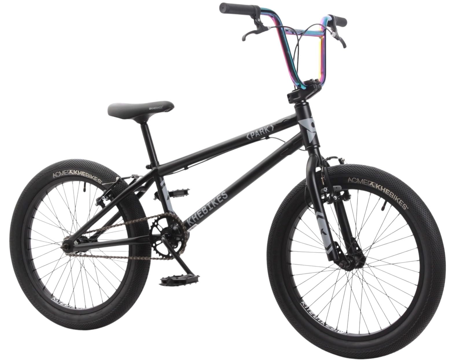 KHE Park 20 Zoll BMX 11,1 kg – HiTen Rahmen 19,5 Zoll TT – 2,40 Zoll Reifen – V-Brake vorne & hinten – Oil Slick Lenker – Freestyle Bike 2025