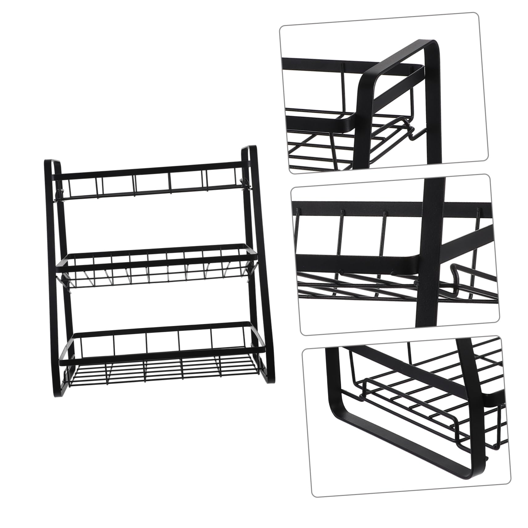 1pièce Étagère De Rangement Multicouche Pour Épices Et Assaisonnements Support De Stockage Multifonction Pour Cuisine Et Maison Design Pratique Et Économiseur Espace