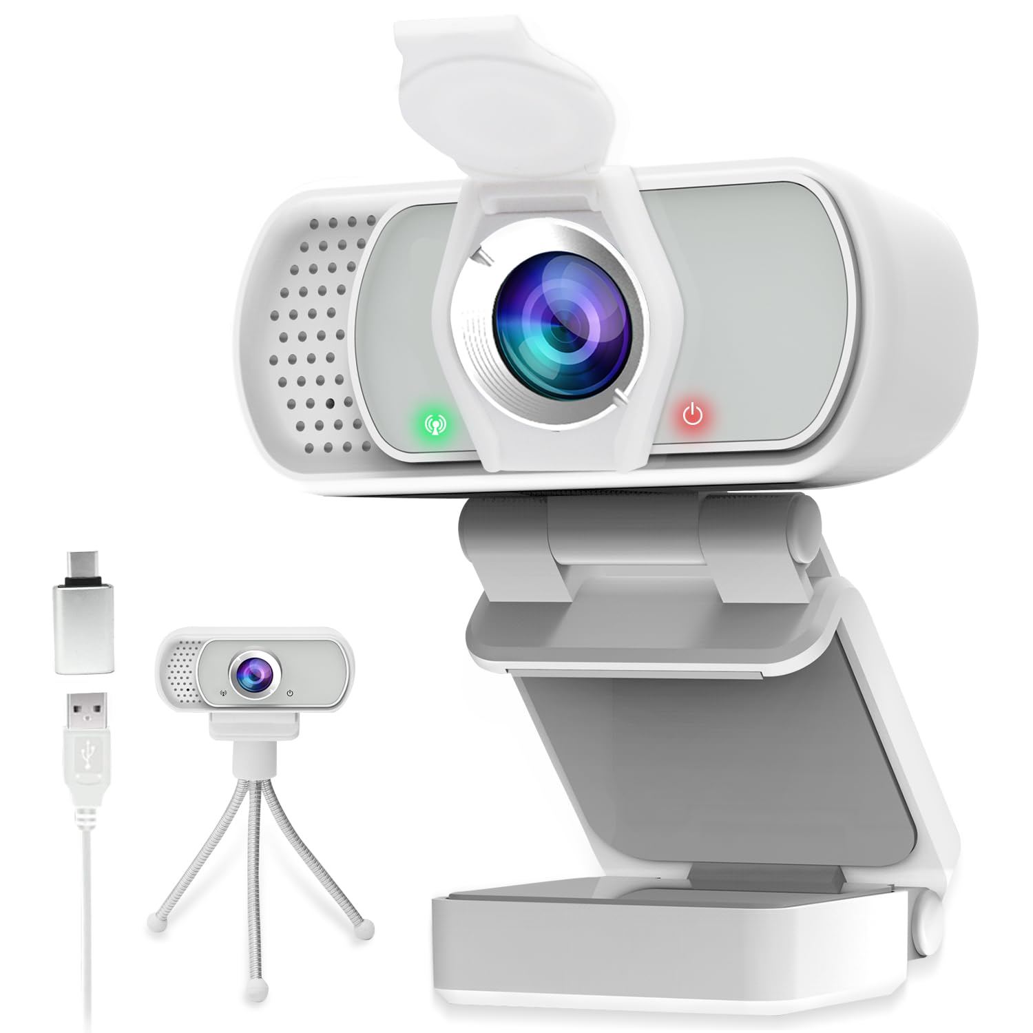 Amazon.com: usb c webcam 1080P Webcam,Live Streaming Web Camera