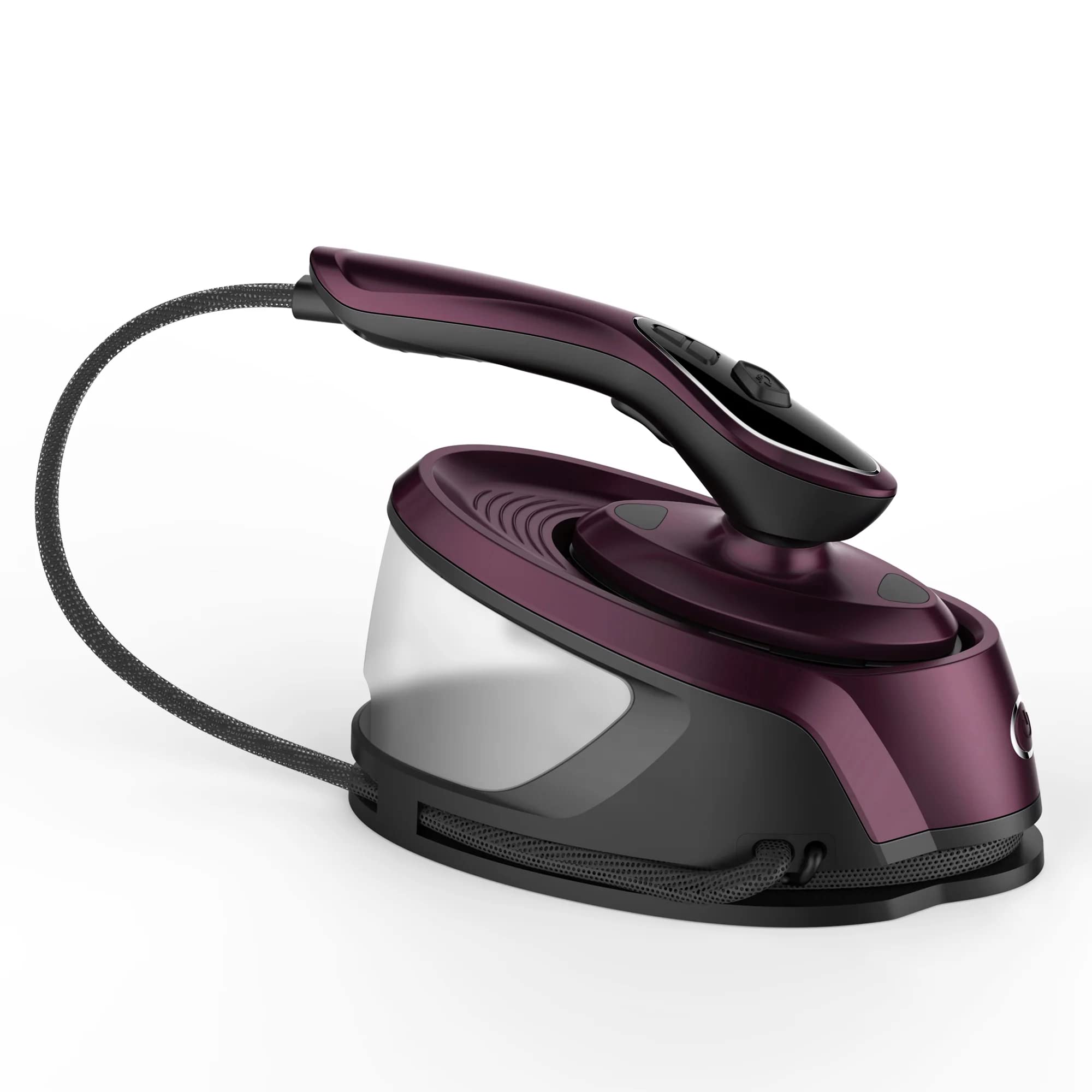 Herzberg Stiratrice, sgrassatore Senza Fili, Stiratura Verticale, Vapore Multifunzione, con Stazione 4,5 Bar, HG8057