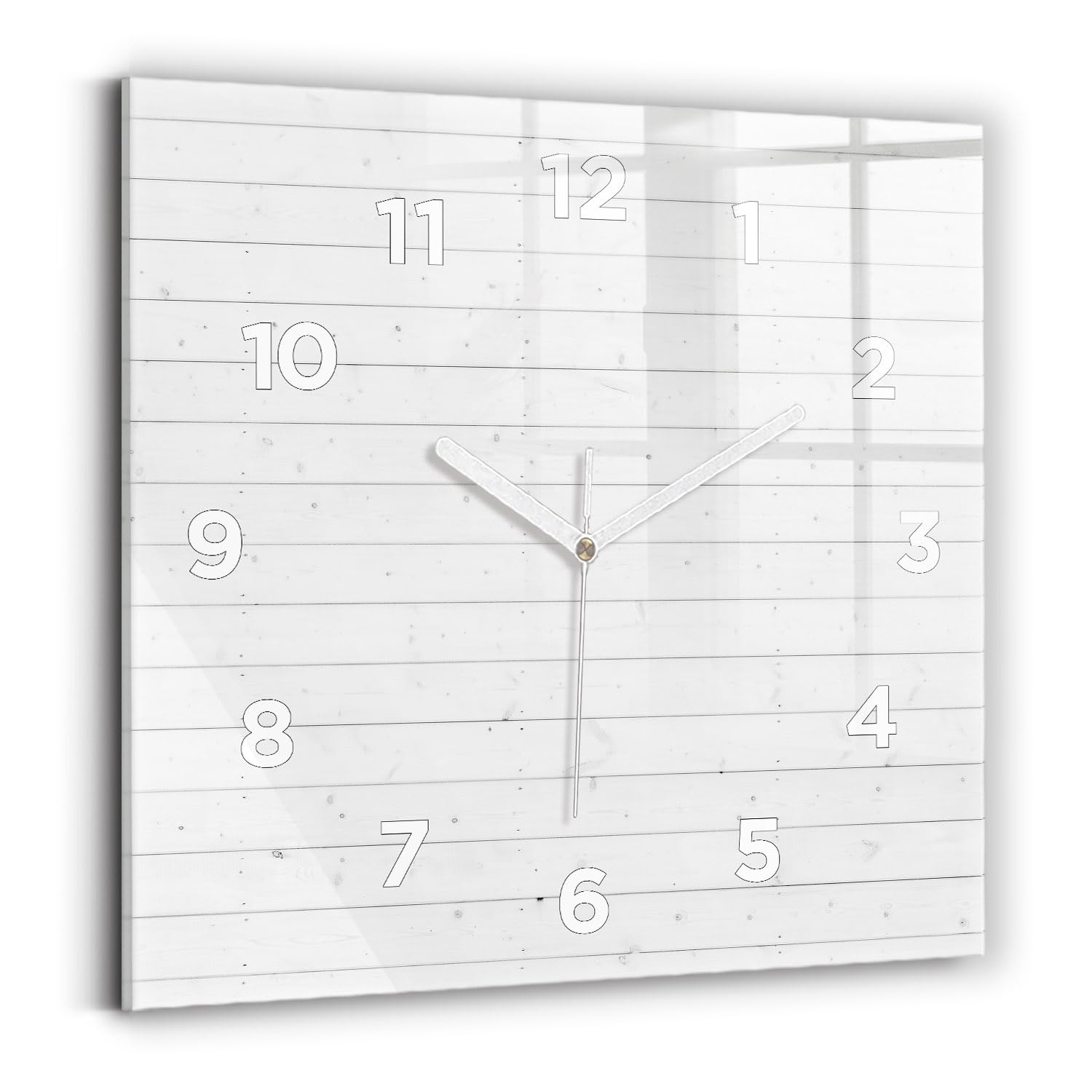 Horloge silencieuse Wallfluent 30x30 cm contre les nuisances sonores