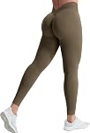 YEOREO Liz Scrunch Leggings d'entraînement pour les femmes haute taille Butt leving V dos Legging sans couture Gym Yoga