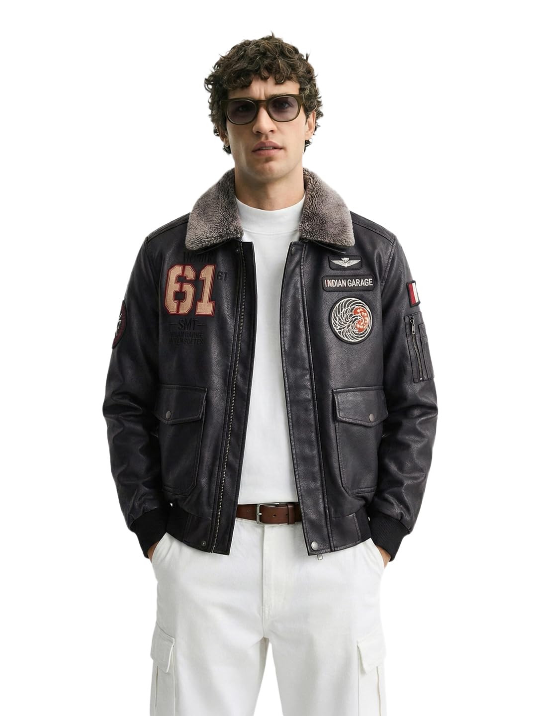 The Indian Garage Co Men's Black Jacket - Image 1