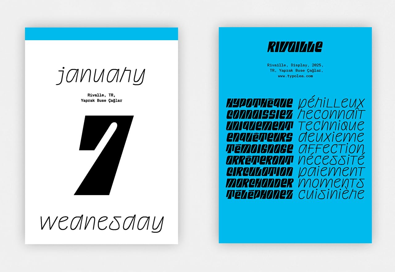 Typodarium 2026: A 365 Day Type Calendar with a Fresh Font for Every Day