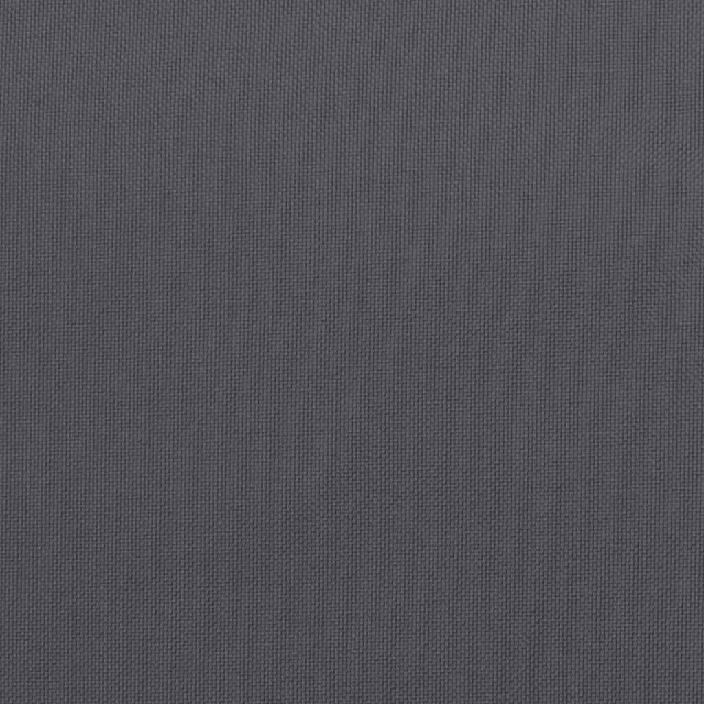 vidaXL Coussin pour Chaise Longue, Anthracite, 200x50x3 cm, Tissu Oxford 100% Polyester, Remplissage Fibre de Mousse, Coussin pour Chaise Relax, Jardin et Terrasse, Imperméable