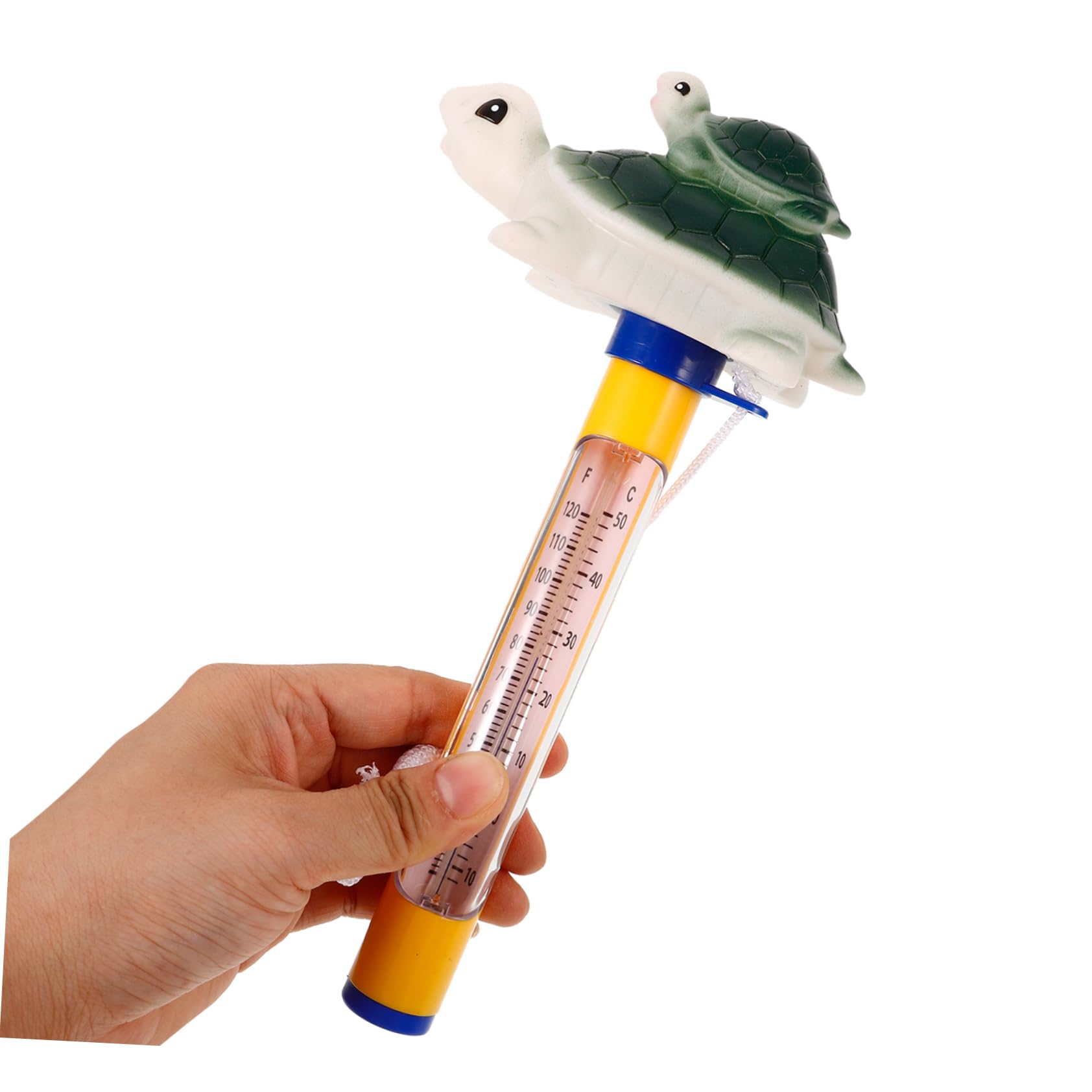 TOYANDONA 4 Pezzi Termometro Galleggiante per Stagni Misuratore Temperatura Forma per Vasche Idromassaggio e Acquari con Sicurezza