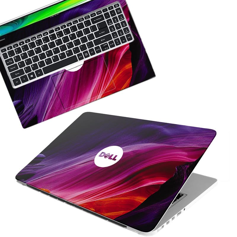 Image of Galaxsia DSGN 787 Full Body Laptop Skin Bubble-Free| Laminated & Removable | HD Quality Sticker for Laptops Upto 15.6 Inches Compatible with DELL