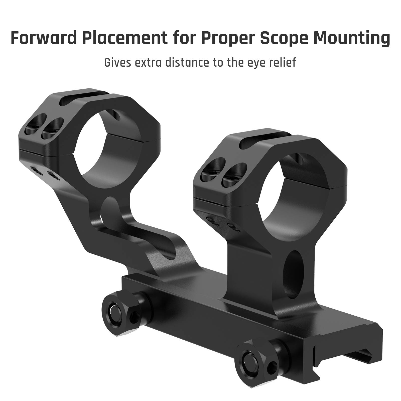 Buy Feyachi SRM12 Scope Mount Offset Cantilever Dual Ring 1 Inch