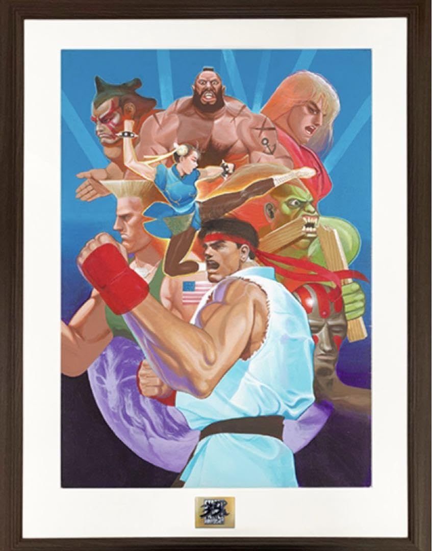 ストリートファイターⅡ ビジュアルアートバスタオル(約120