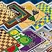 Merchant Ambassador: Classic Games, 100 Games, Enjoy 100 Different Games, Includes 5 Double-Sided Playing Boards, Fun for Children and Adults, For Ages 3 and up