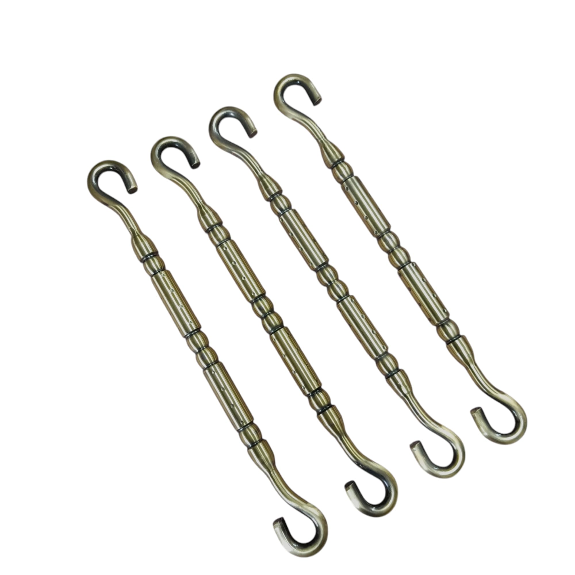 Kkriya Home Decor HI-Grade Quality Life TIME WARRENTY, Extension Rod for Swing Hammock Patio. Antique Finish Pure Stainless Steel Brass 16MM Rod with Capacity of 1000KG. (Swing Rod, 2, Piece)