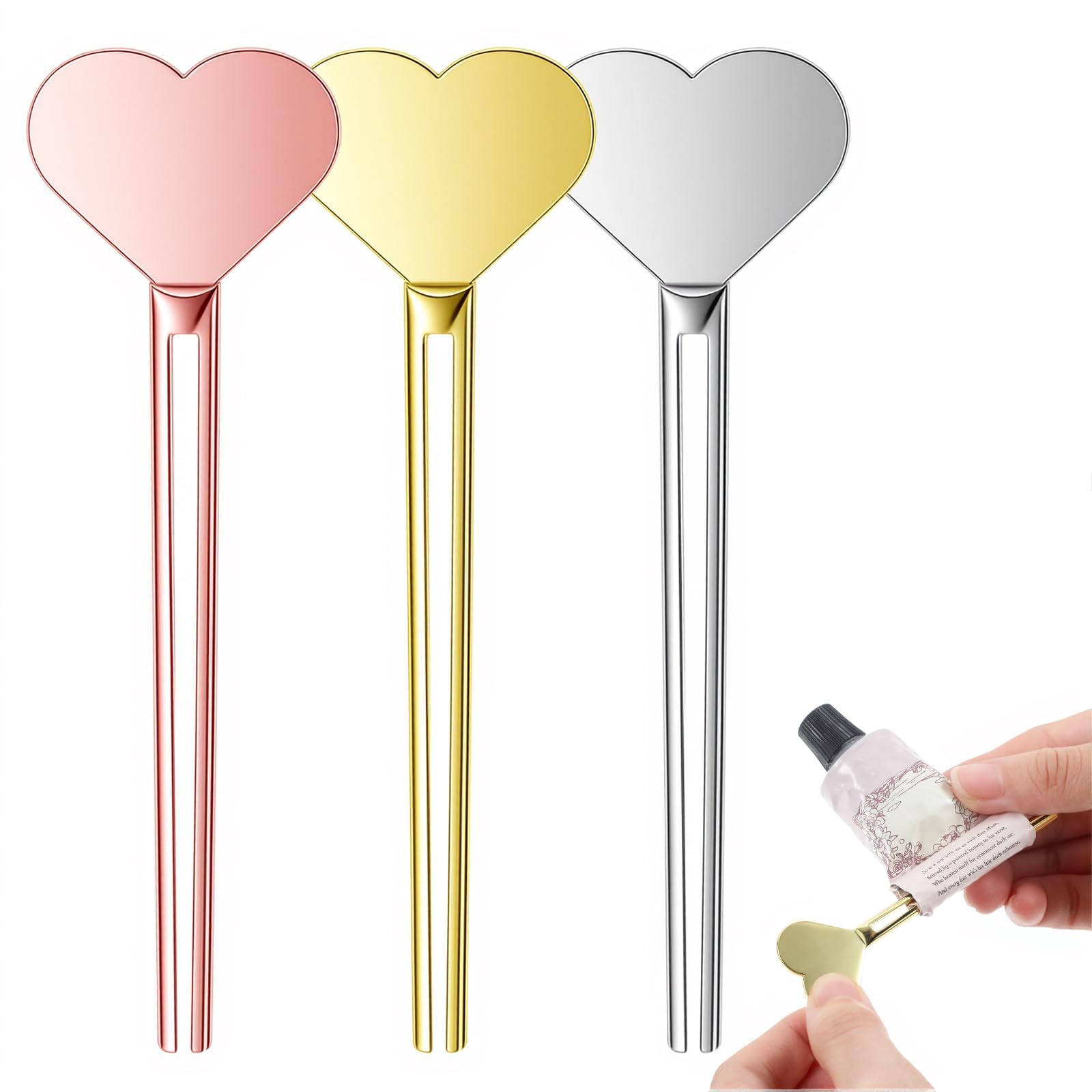 3Pcs Toothpaste Squeezer, Toothpaste Dispenser, Tube Squeezer Ideal for Household and Professional Use, Travel, Hotel Bathrooms, Beauty Salons-image-6