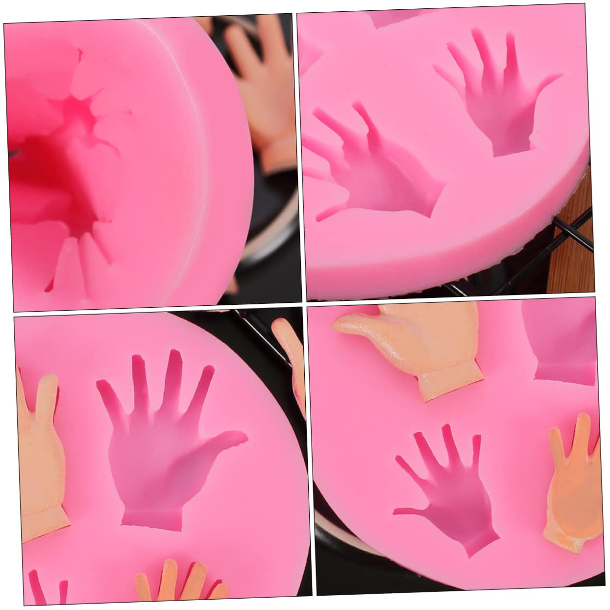 STOBOK 6pièces Moules Palmier Pour Chocolat Et Pâtisserie Lot Pour Bricolage Et Créations