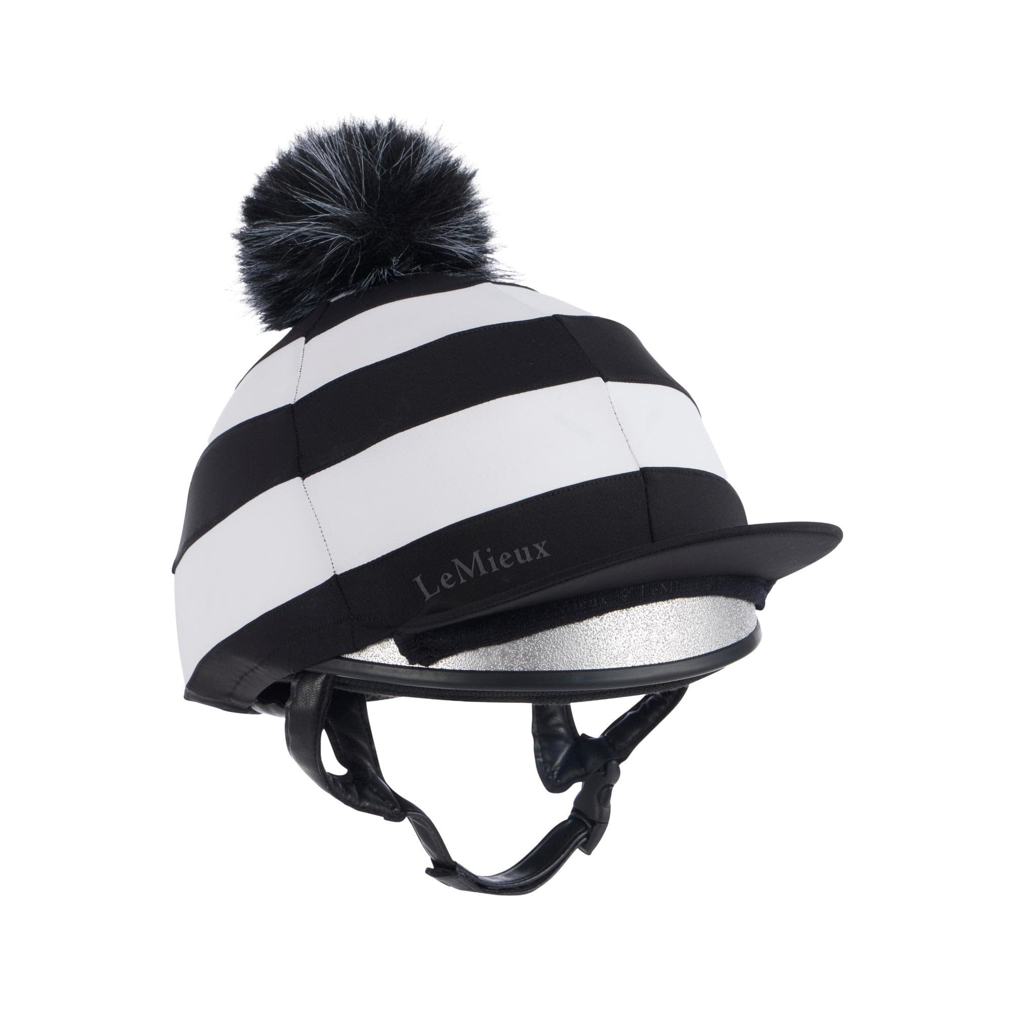 LeMieux Derby Pom Hat Silk - Black
