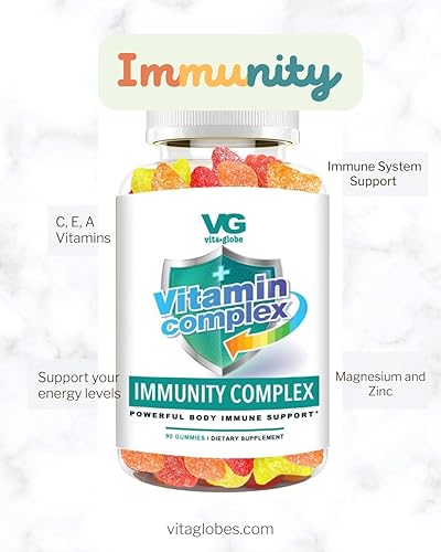 Miniatura 3 de VitaGlobe Complejo vitamínico - Gomitas de apoyo a la inmunidad, 63 unidades