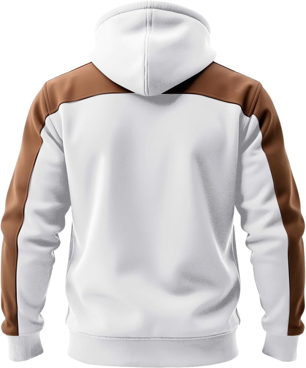 Men's Zip Up Hoodie Jacket Color Block Sweatshirts Casual Lightweight With Pockets Pullover Hooded Jackets, M-3XL