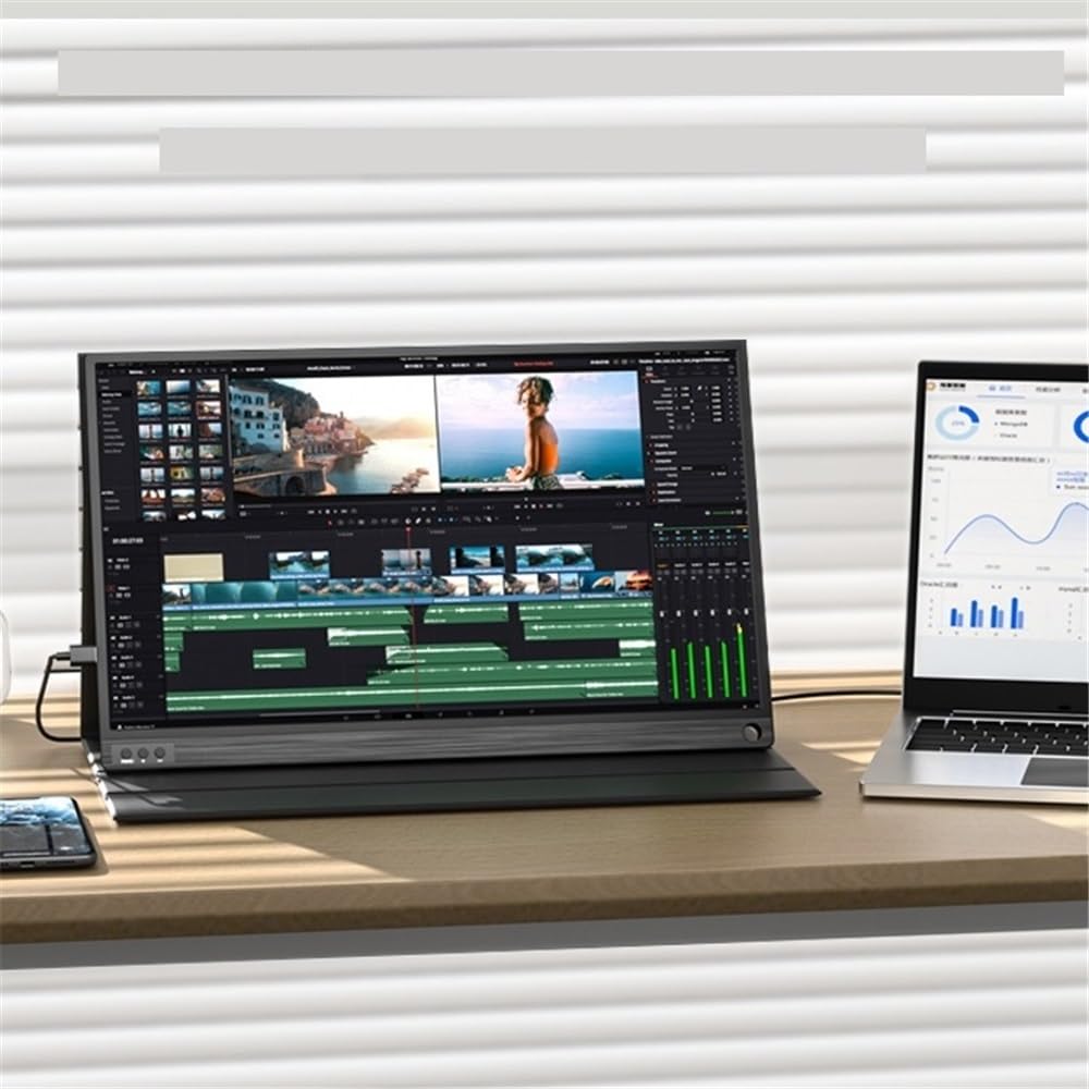Monitor portatile da 16,1 pollici con espansione esterna for laptop, schermo secondario 1080HD 144 Hz Monitor per Smart Working