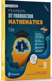 Pearson IIT Foundation' 25 Mathematics Class 9 | For JEE, NTSE & Olympiad Exams |As per CBSE, ICSE & State Curriculums | I... Price In India