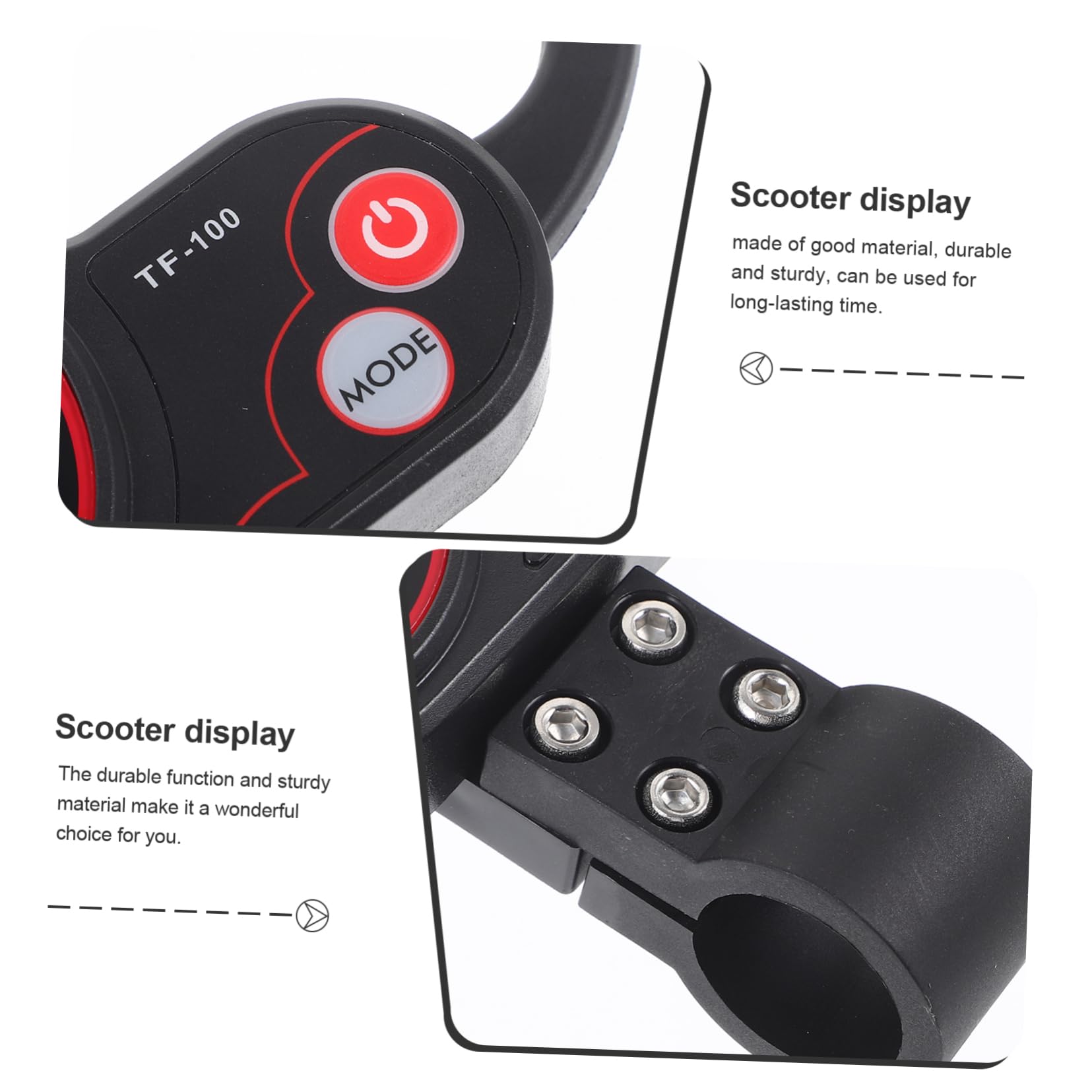 Abaodam Display Per Scooter Elettrico Pin Sostituzione Dello Strumento Di Comunicazione Display Sostitutivo Del Manubrio Dello Scooter Pannello Di Visualizzazione Parti Di Ricambio