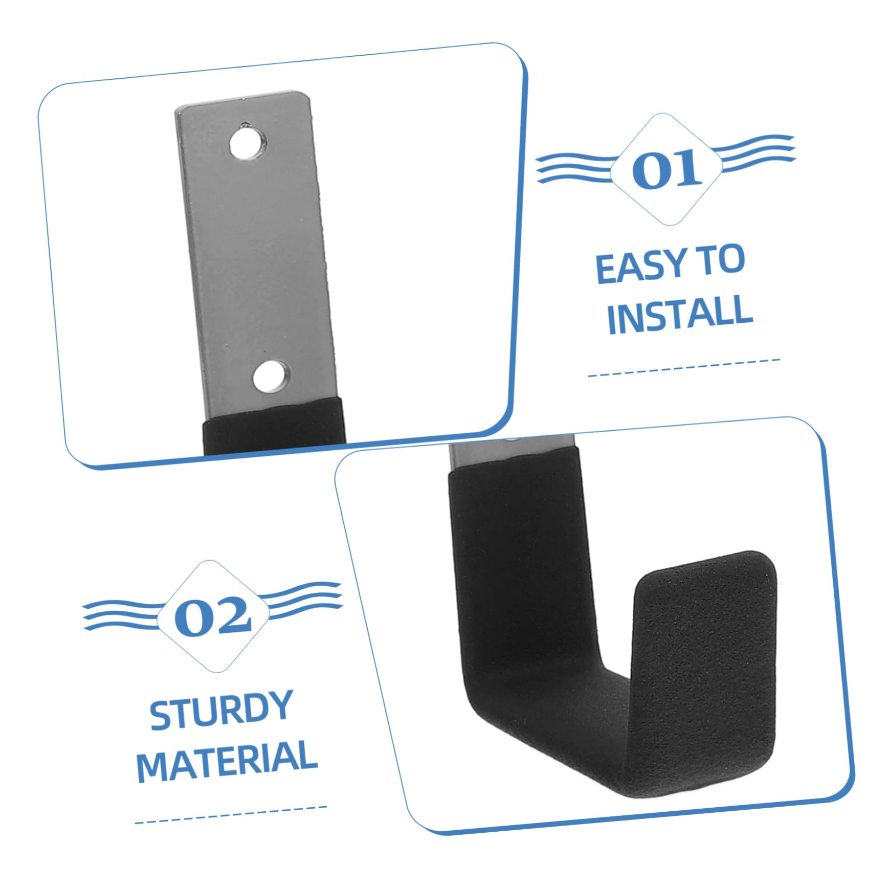 Ganci A Vite in Metallo Per Garage Ganci Da Parete Per Impieghi Gravosi Per Appendere Oggetti Pesanti Come Scale Estensibili O Tubi Da Giardino