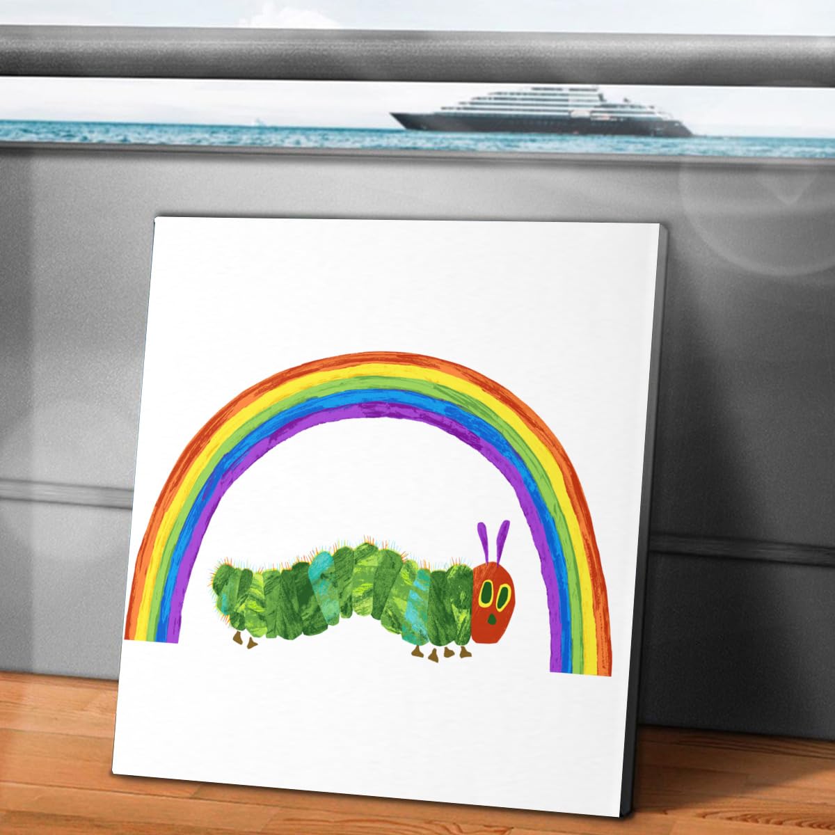 Amazon.co.jp: アートパネル はらぺこあおむし 装飾画 壁掛け