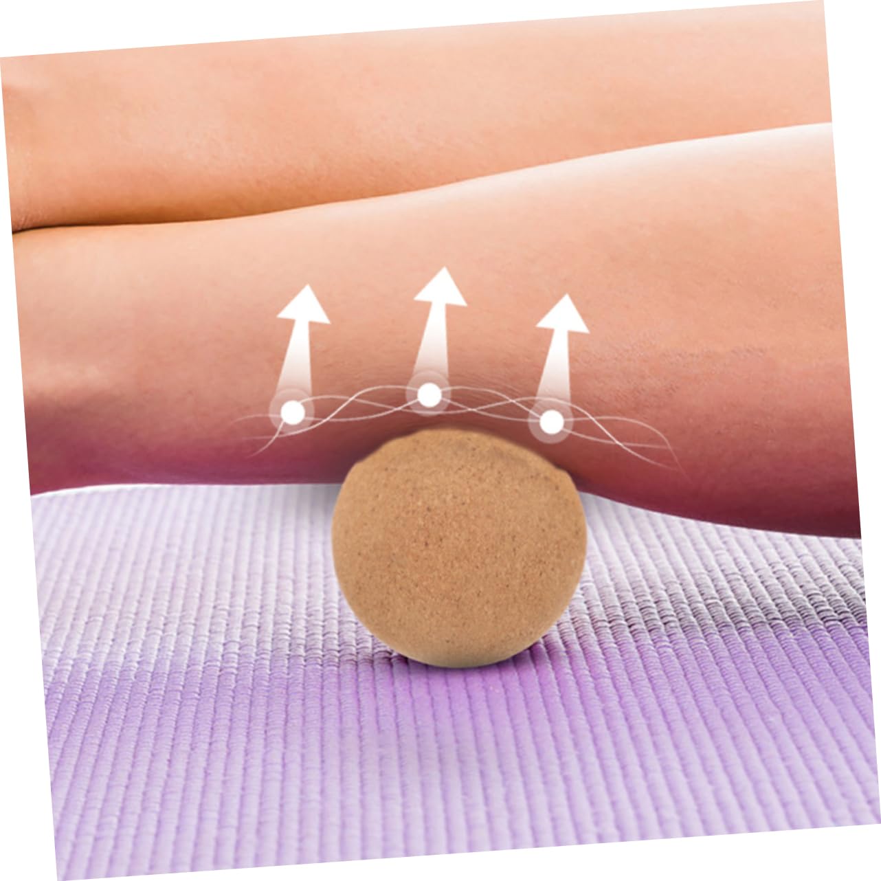 Kisangel Yoga-Faszienball Yoga zubehör Yoga-zubehör rücken Massage Massageball für Füße Yoga Accessories yogamatte Yoga-Essen Yoga-Massageball Fitness-Massageball Massagebälle Kork